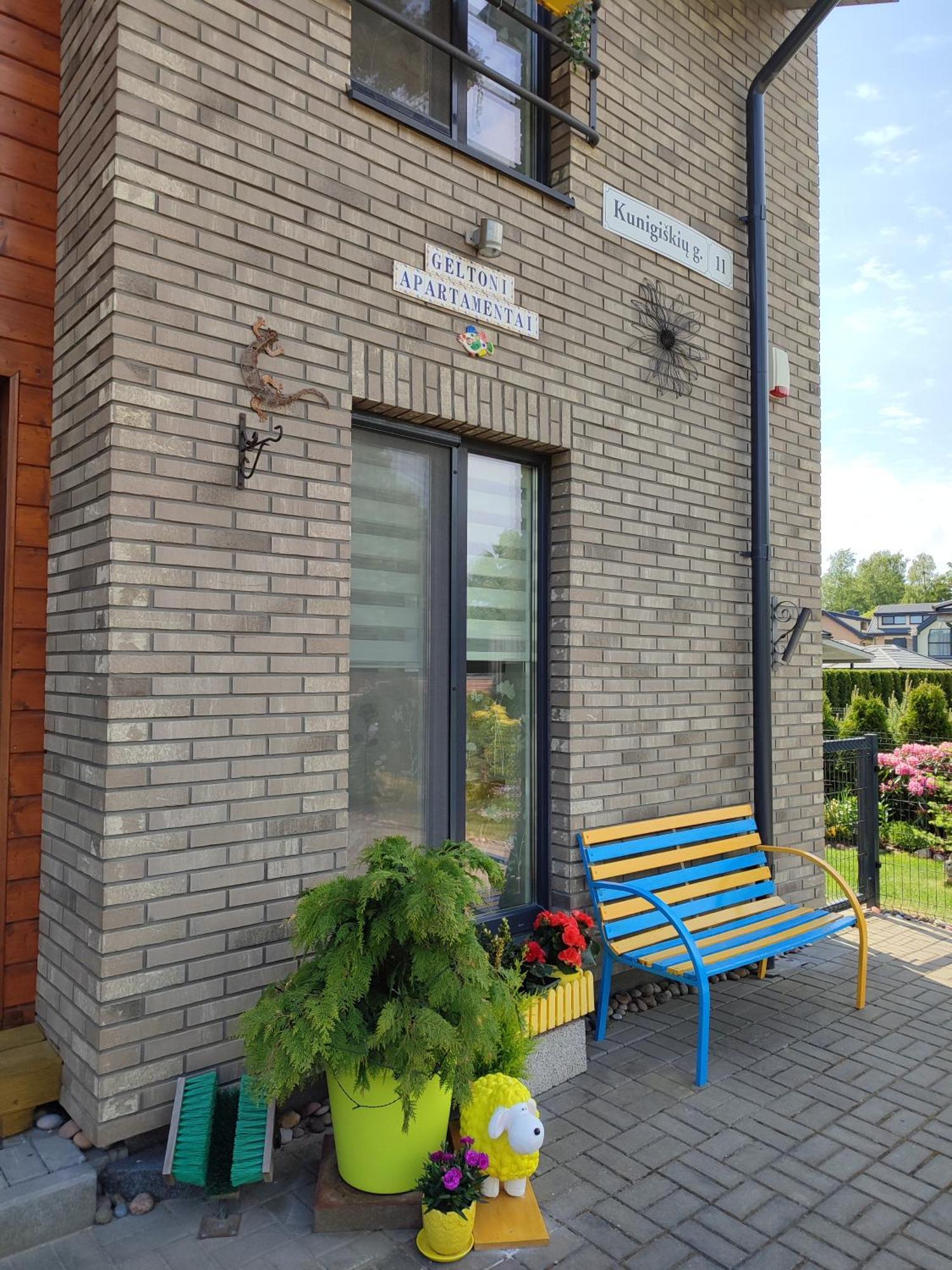 Geltoni Apartamentai 帕兰加 外观 照片
